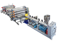 ABS SINGLE LAYER, MULTI-LAYERS COMPOSITE SHEET PRODUCTION LINE